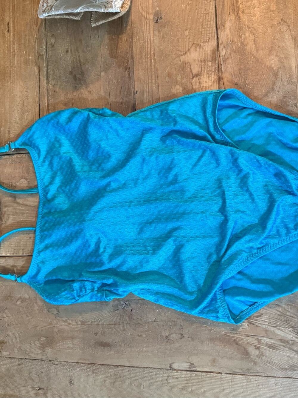 Athena Bright Teal One-Piece Swimsuit